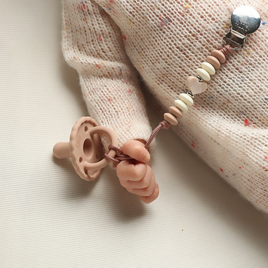 Saddle Vanilla - Pacifier Set