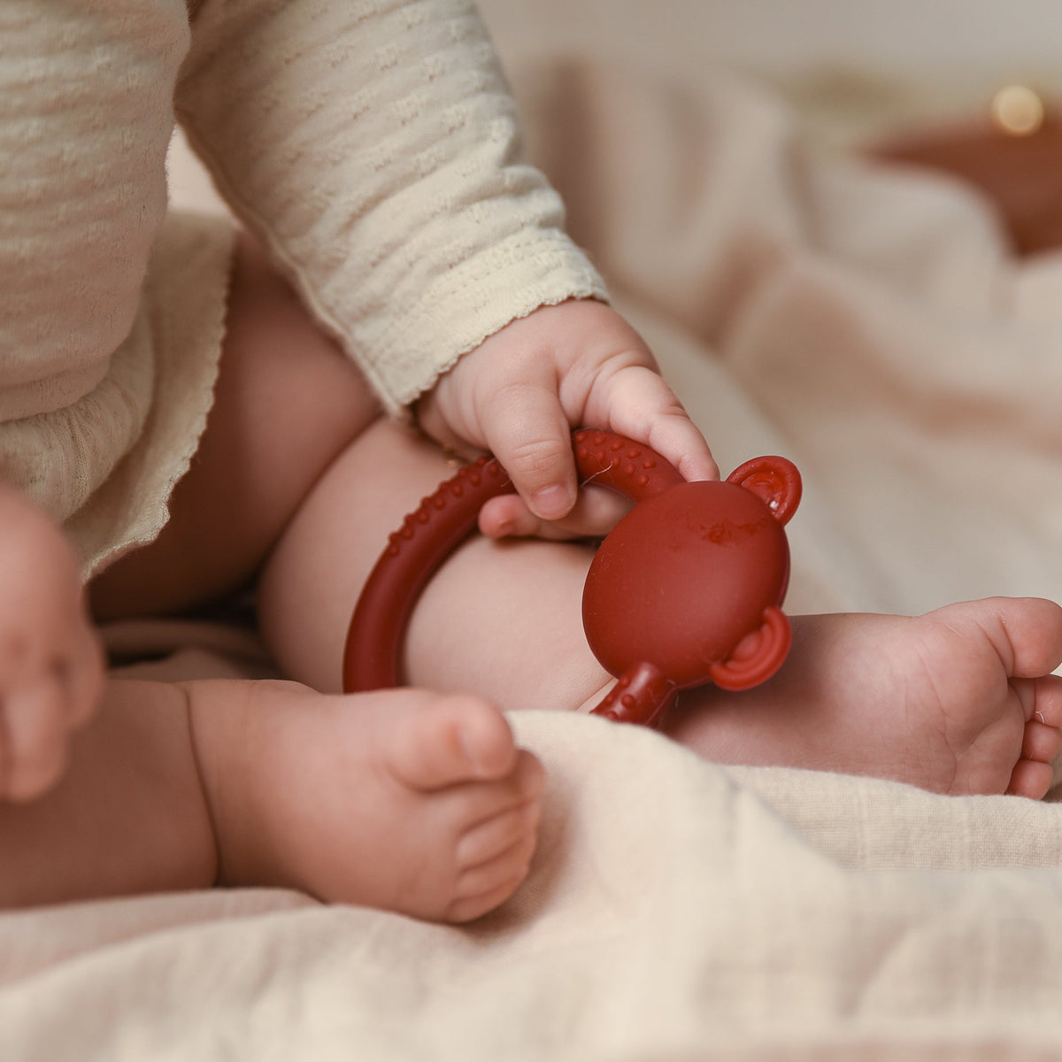 Bebe Bear Teether - Scarlet