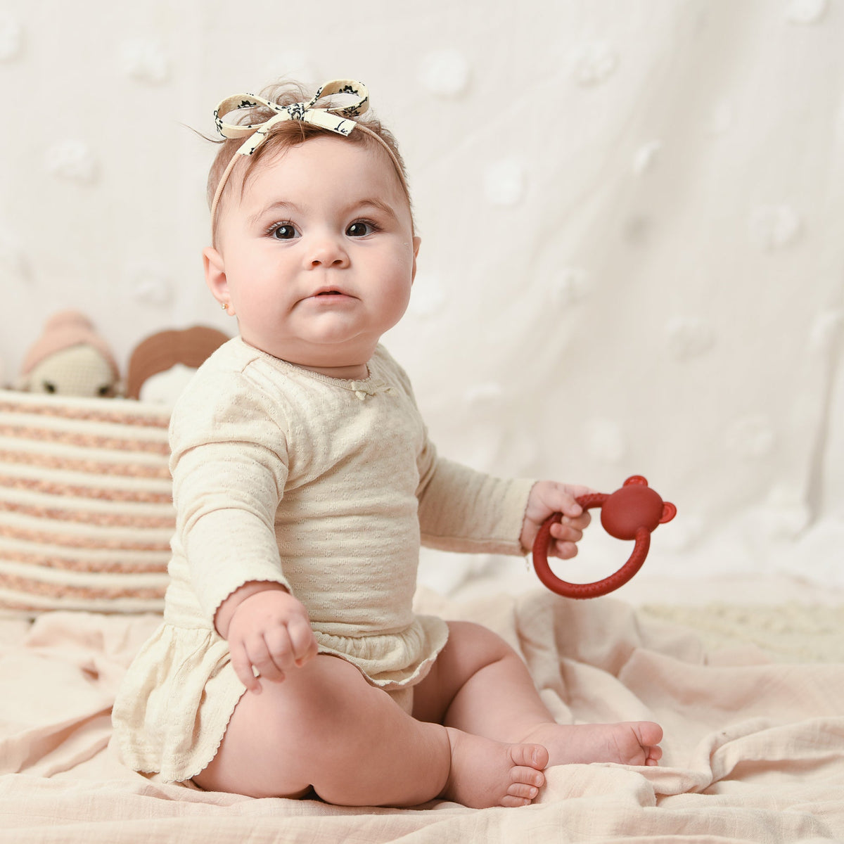 Bebe Bear Teether - Scarlet