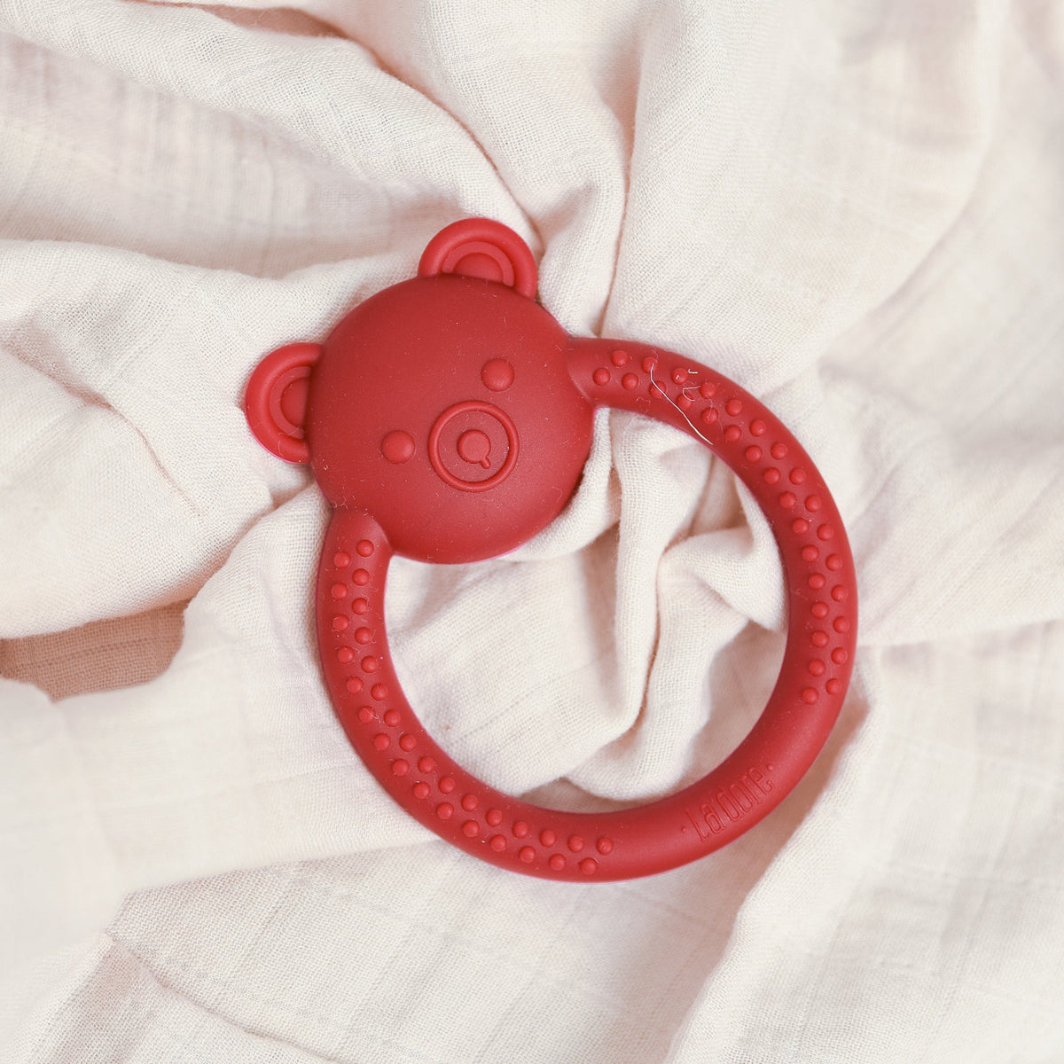 Bebe Bear Teether - Scarlet