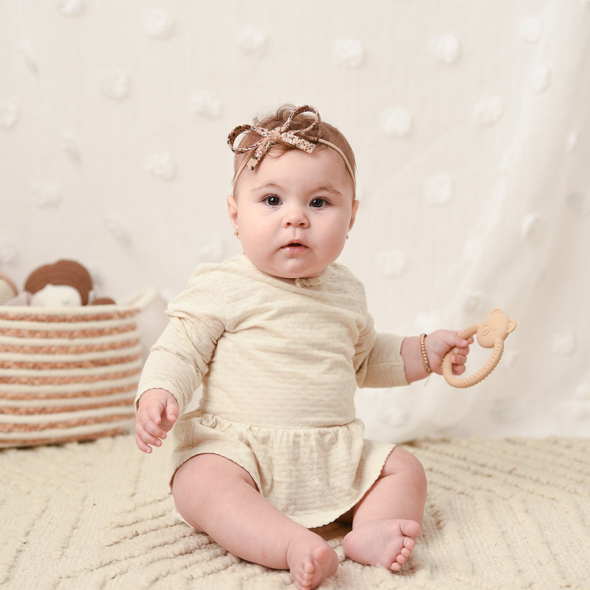 Bebe Bear Teether - Wheat