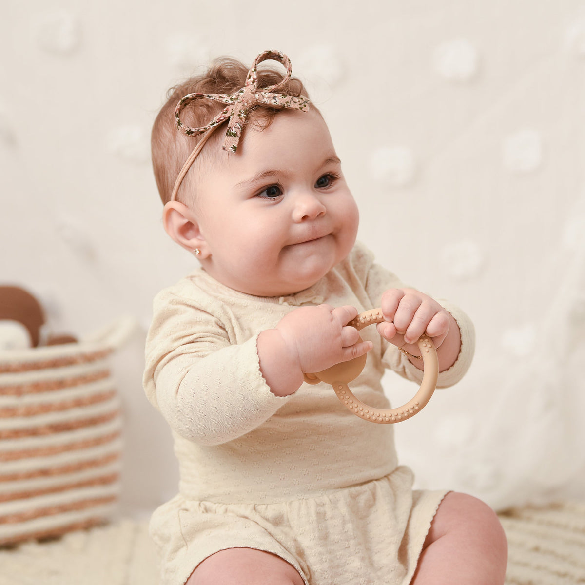 Bebe Bear Teether - Wheat