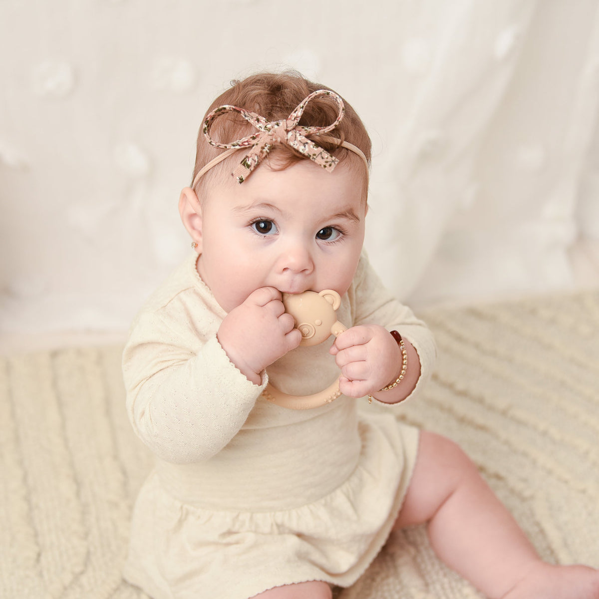 Bebe Bear Teether - Wheat