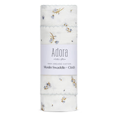Floral Boys Swaddle + Cloth