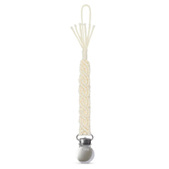 Iris Pacifier Clip - Silver