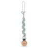 Ivy Pacifier Clip - Graphite