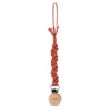 Ivy Pacifier Clip - Rosewood