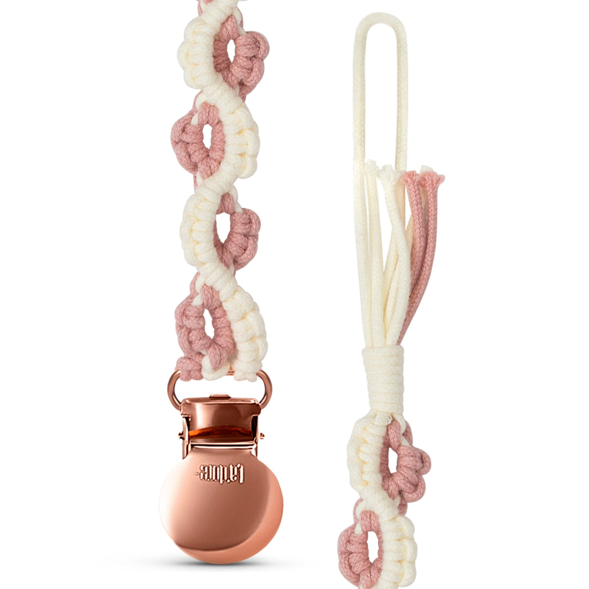 Lily Pacifier Clip- Bloom