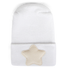 Hospital Hat - Linen Cream Star