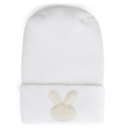 Hospital Hat - Linen Ivory Bunny