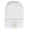 Hospital Hat - Linen Ivory Bunny