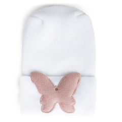 Hospital Hat - Linen Rose Butterfly