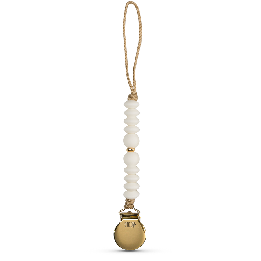 Pacifier Clip - Vanilla Gold Ombre