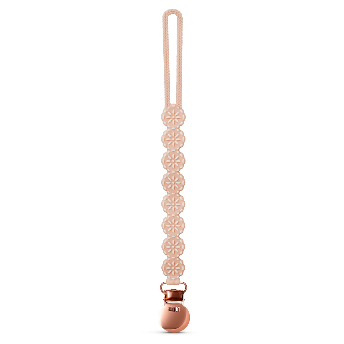 Meadow Pacifier Clip - Blush
