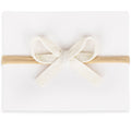 Mini Ribbon Bow Headbands - Ivory