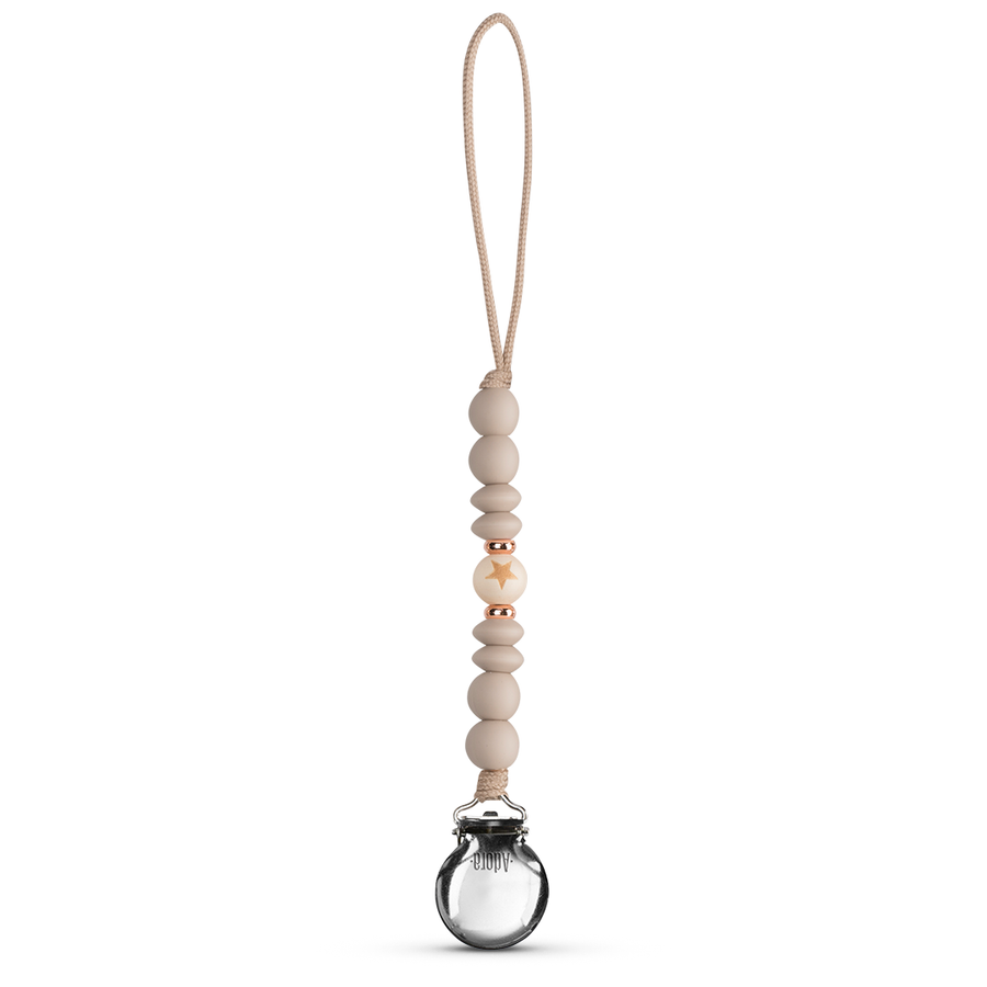 Pacifier Clip - Saddle Star