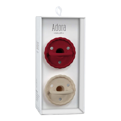 Scarlet Saddle - Pacifier Set