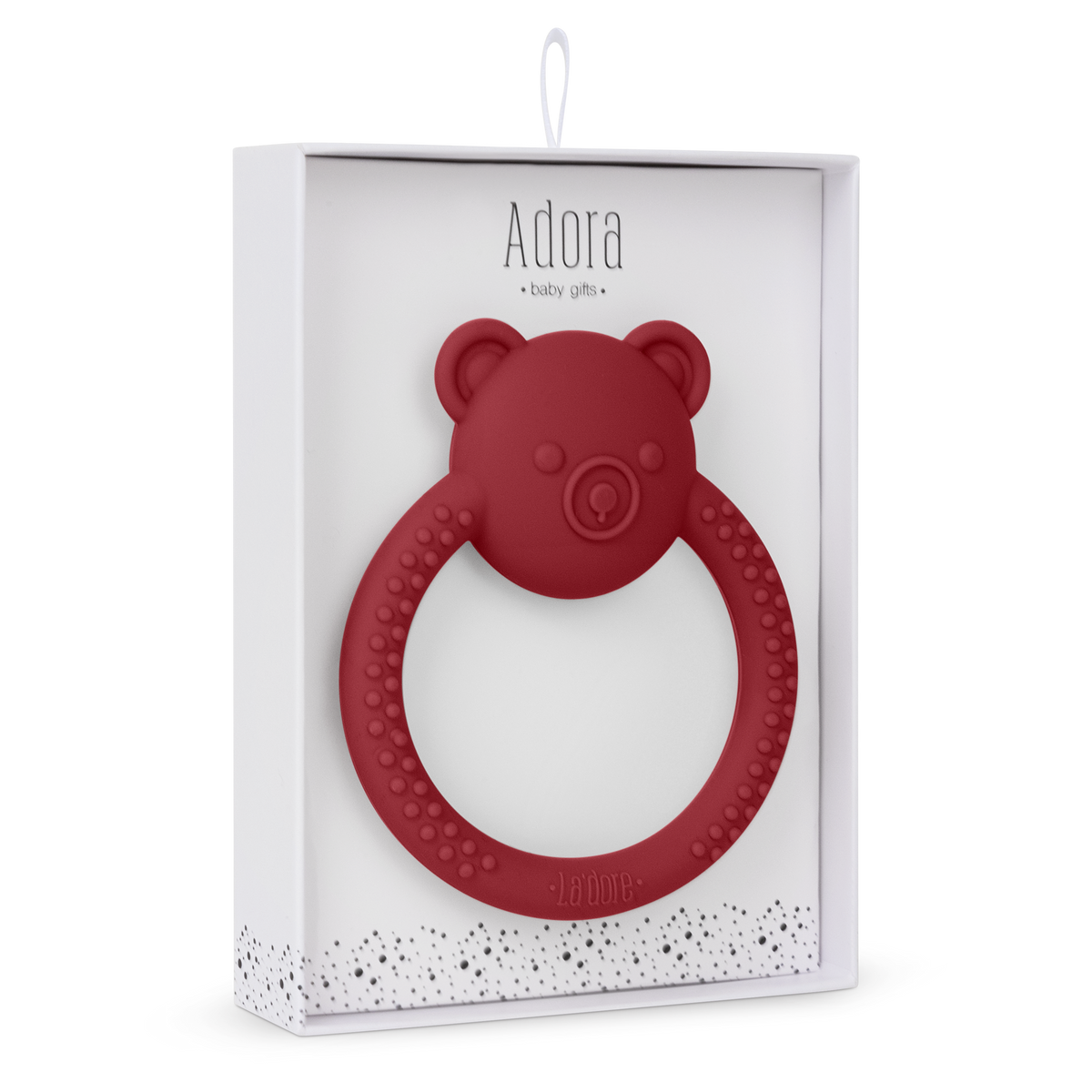 Bebe Bear Teether - Scarlet