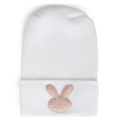 Hospital Hat - Weave Blush Bunny