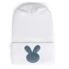 Hospital Hat - Weave Denim Bunny