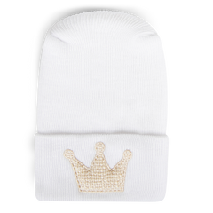 Hospital Hat - Weave Ivory Crown