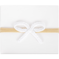 Crochet Mini Headband - White